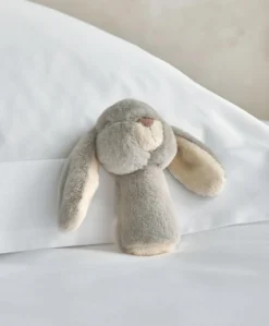 Mini Rattle - Grey Bunny