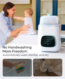 Momcozy KleanPal Pro Baby Bottle Washer - Sterilizer