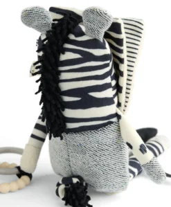 Monochrome Zebra Activity Toy