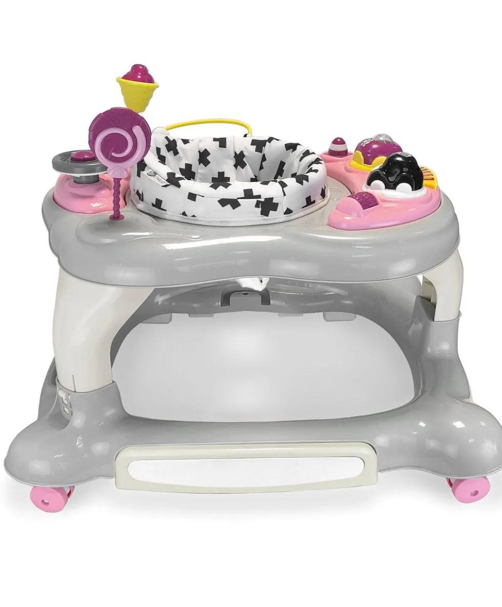 Mychild® Roundabout 4-in-1 Activity Walker, Pink Neutral