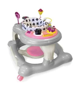 Mychild® Roundabout 4-in-1 Activity Walker, Pink Neutral