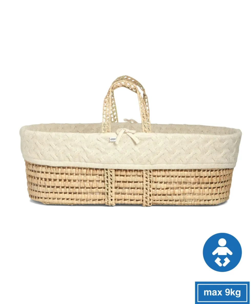 Newborn Swaddle and Moses Basket Bundle (3 Pieces) - Duckling