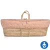 Newborn Swaddle and Moses Basket Bundle (3 Pieces) - Wildflower