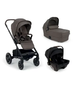 Nuna Mixx Next Pushchair Bundle With Nuna PIPA Urbn Car Seat – Chestnut