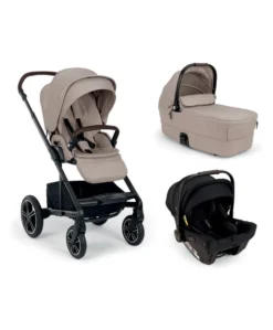 Nuna Mixx Next Pushchair Bundle With Nuna PIPA Urbn Car Seat – Chateau/Caviar