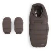 Nuna Winter Stroller Footmuff Set with Gloves & Bag - Chestnut