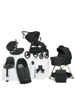 Ocarro 2 Complete Pushchair Bundle with Maxi-Cosi Pebble 360 Pro² Car Seat & Base (9 Pieces) - Eclipse