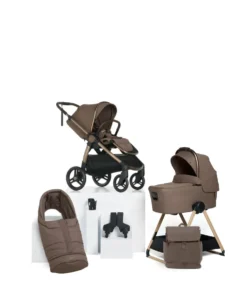 Ocarro 2 Essential Pushchair Bundle (7 Pieces) - Crema