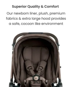 Ocarro 2 Pushchair Baby to Toddler Travel Bundle with Cybex Cloud T & Sirona T (12 Pieces) – Shell