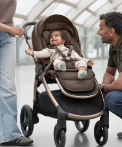 Ocarro 2 Pushchair Baby to Toddler Travel Bundle with Cybex Cloud T & Sirona T (12 Pieces) – Crema