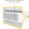 Oska Cotbed & Essential Airflow Pocket Spring Cotbed Mattress Bundle - Oak