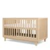 Oska Cotbed & Premium Pocket Spring Cotbed Mattress Bundle - Oak