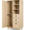 Oska 3 Piece Cotbed Range With Dresser Changer & Wardrobe - Oak