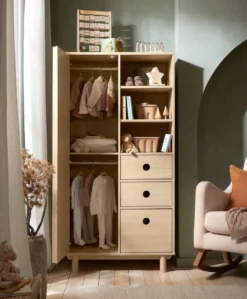 Oska Wardrobe - Oak