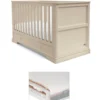 Oxford Cotbed & Luxury Hybrid Twin Cotbed Mattress - Cashmere