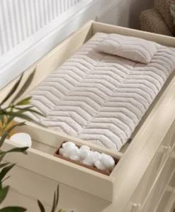 Oxford 3 Drawer Dresser & Baby Changing Unit - Cashmere