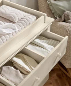 Oxford 3 Drawer Dresser & Baby Changing Unit - Cashmere
