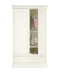 Oxford Nursery Bundle with Lua Bedside Crib (6 Piece) – Off-White