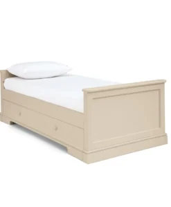 Oxford Nursery Bundle With Lua Bedside Crib - Cashmere/Fawn