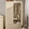 Oxford 3 Piece Cotbed Range with Dresser Changer & Wardrobe - Cashmere