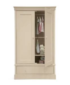 Oxford 3 Piece Cotbed Range with Dresser Changer & Wardrobe - Cashmere