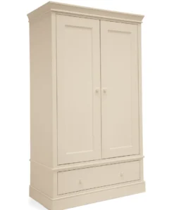 Oxford 3 Piece Cotbed Range with Dresser Changer & Wardrobe - Cashmere