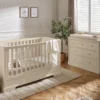 Oxford 2 Piece Cotbed Set with Dresser Changer - Cashmere