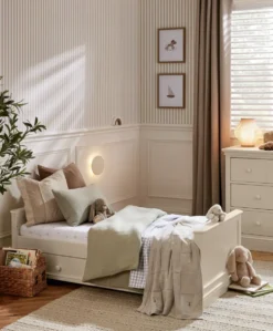 Oxford 2 Piece Cotbed Set with Dresser Changer - Cashmere