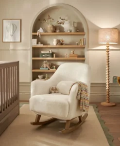Penrose Nursing Chair - Off White Boucle