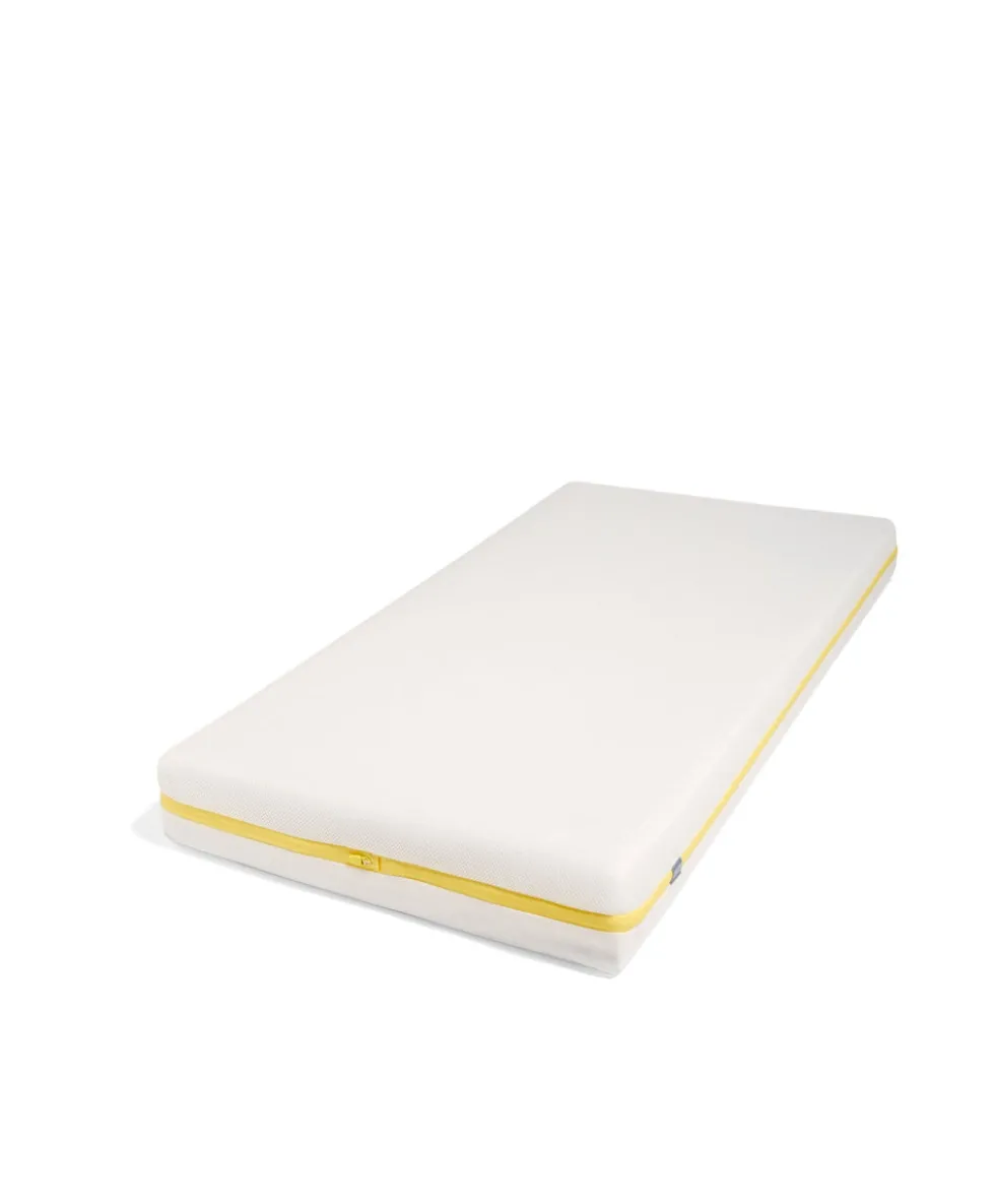 Petite Cot Bundle with Essential Airflow Fibre Mattress - Cashmere