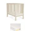 Petite Cot Bundle with Essential Pocket Spring Mattress - Cashmere