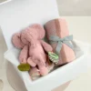 Pink Blanket & Elephant Gift Box