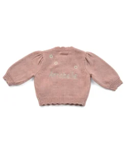 Pink Daisy Cardigan