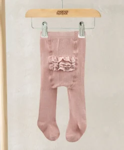 Pink Frilly Bum Tights