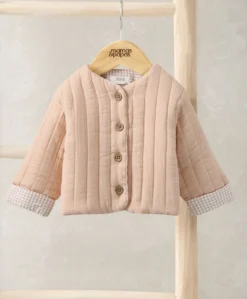Pink Quilted Jacket