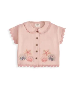 Pink Resort Shirt & Shorts Outfit Set