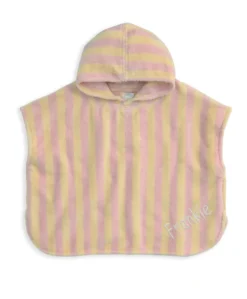 Pink Stripped Poncho Towel