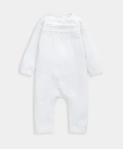 Pointelle Knitted Romper