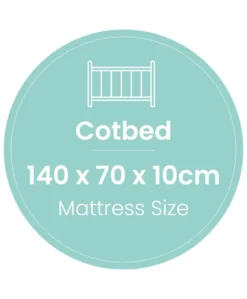 Premium Dual Core+ Cotbed Mattress & Anti-Allergy Quilted Mattress Protector Bundle
