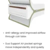 Premium Dual Core + Cotbed Mattress