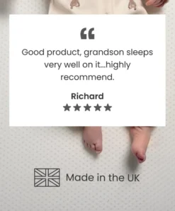 Premium Micro Motion Small Cotbed and Cot Mattress