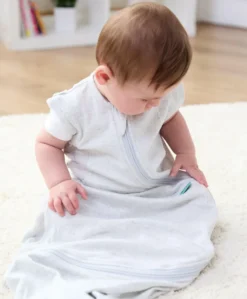 Purflo Cuddle to Sleep Bag 3-12 Months (0.5 Tog) - Minimal Grey
