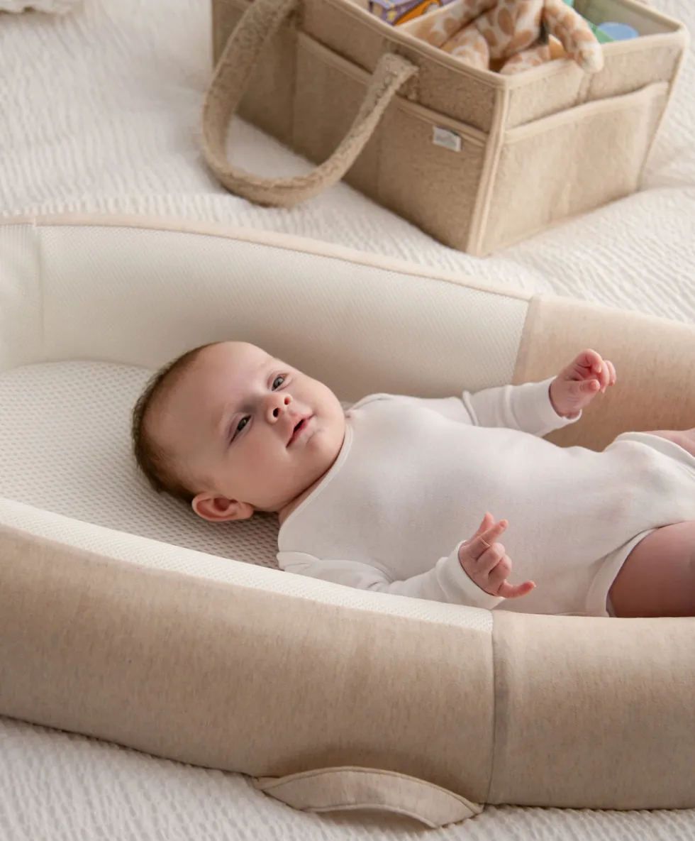 Purflo Sleep Tight Baby Bed - Sand