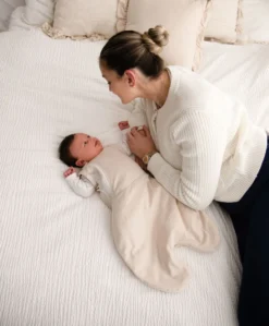 Purflo Swaddle to Sleep Bag 0-4 Months (2.5 Tog) - Sand