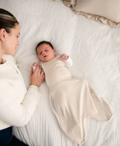 Purflo Swaddle to Sleep Bag 0-4 Months (2.5 Tog) - Sand