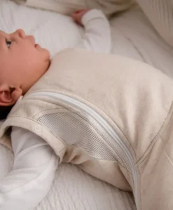 Purflo Swaddle to Sleep Bag 0-4 Months (2.5 Tog) - Sand