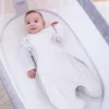 Purflo Swaddle to Sleep Bag 0-4 Months (0.5 Tog) - Minimal Grey
