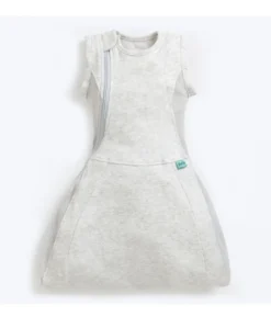 Purflo Swaddle to Sleep Bag 0-4 Months (0.5 Tog) - Minimal Grey