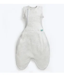 Purflo Swaddle to Sleep Bag 0-4 Months (0.5 Tog) - Minimal Grey