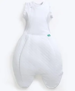 Purflo Swaddle to Sleepbag 0-4 Months (2.5 Tog) - White